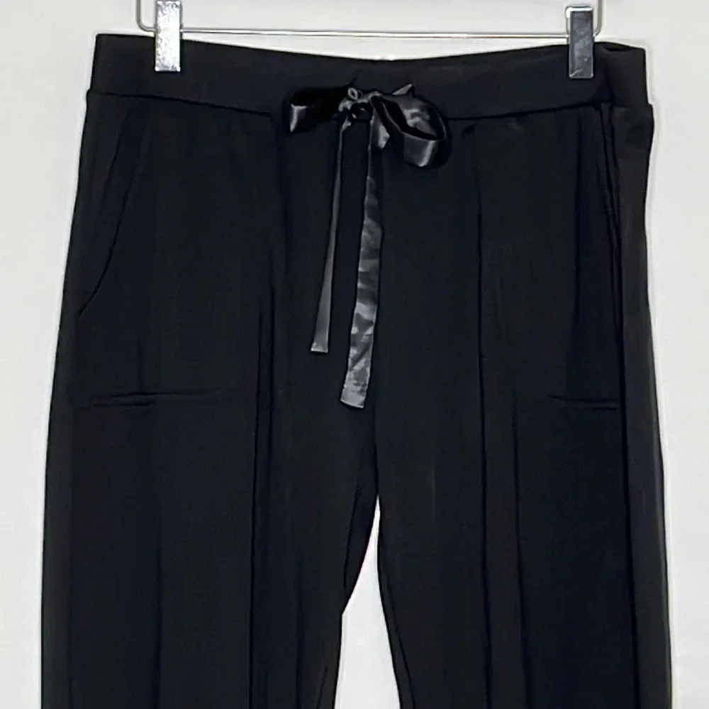 Flora Nikrooz Jogger Style Lounge Pants in Black - Size Large_2